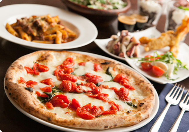 写真：日進市内のレストランの料理イメージ