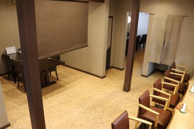 カウンター席、座席